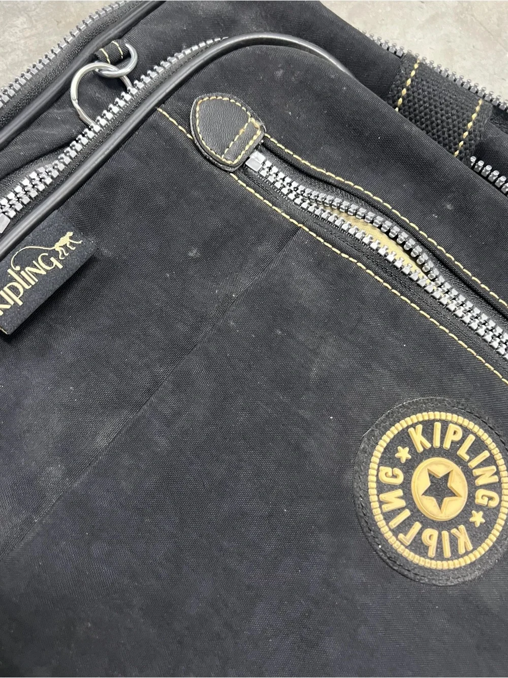 Kipling Laptop Computer Bag Black Monkey Work School Messenger